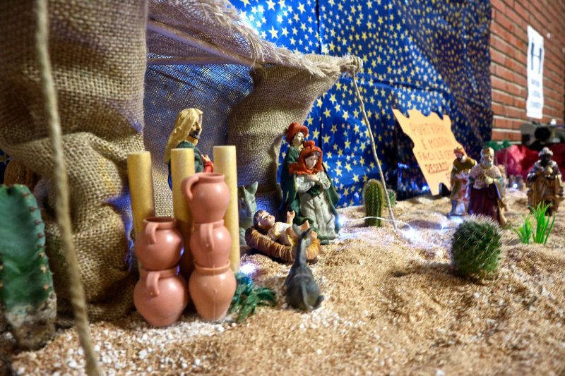 Presepe Scuola Sec. di I grado Conte - Natale 2022